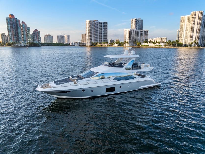 68ft Azimut Paragon exterior Miami