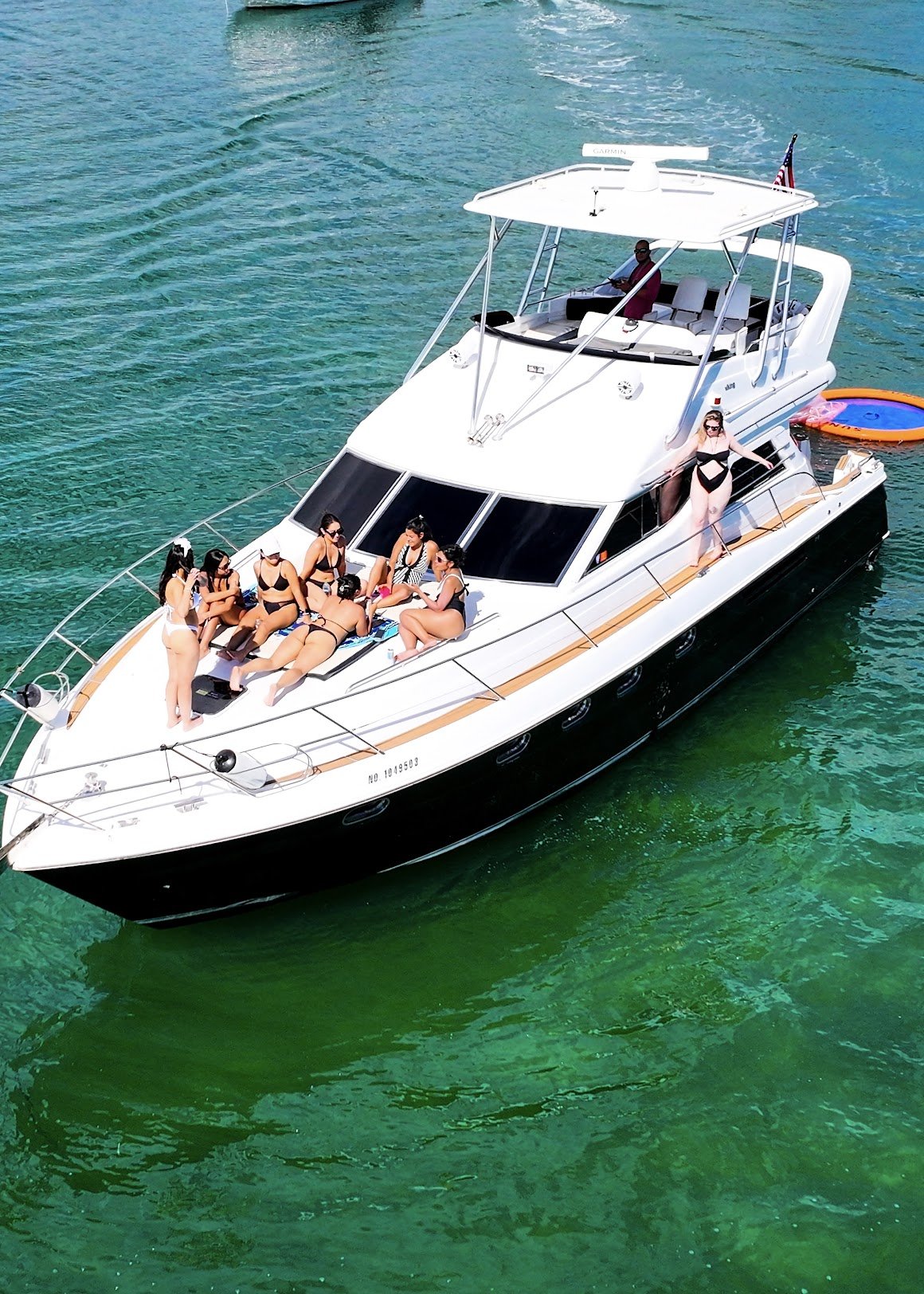 Viking Princess 55 aerial party