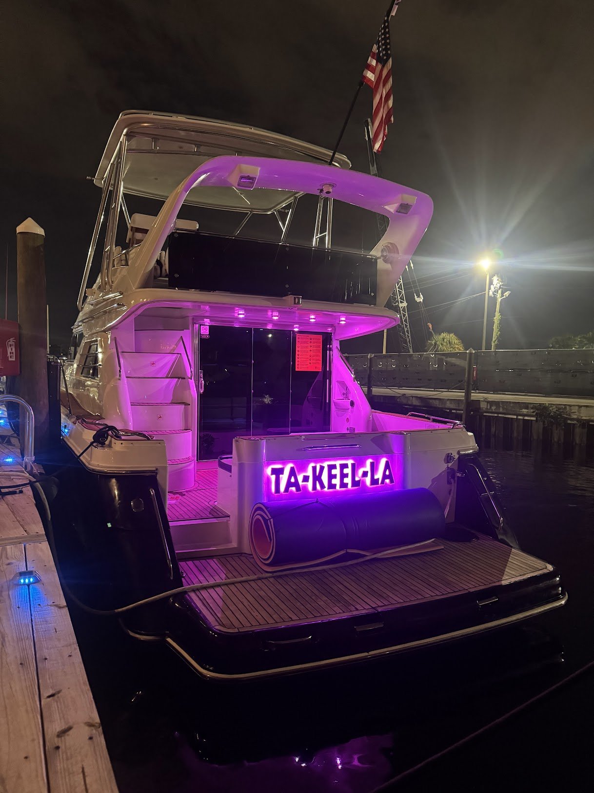 Viking Princess 55 night lights